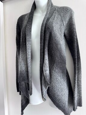Billabong Women's Gray Ombre Open-Front Cardigan
